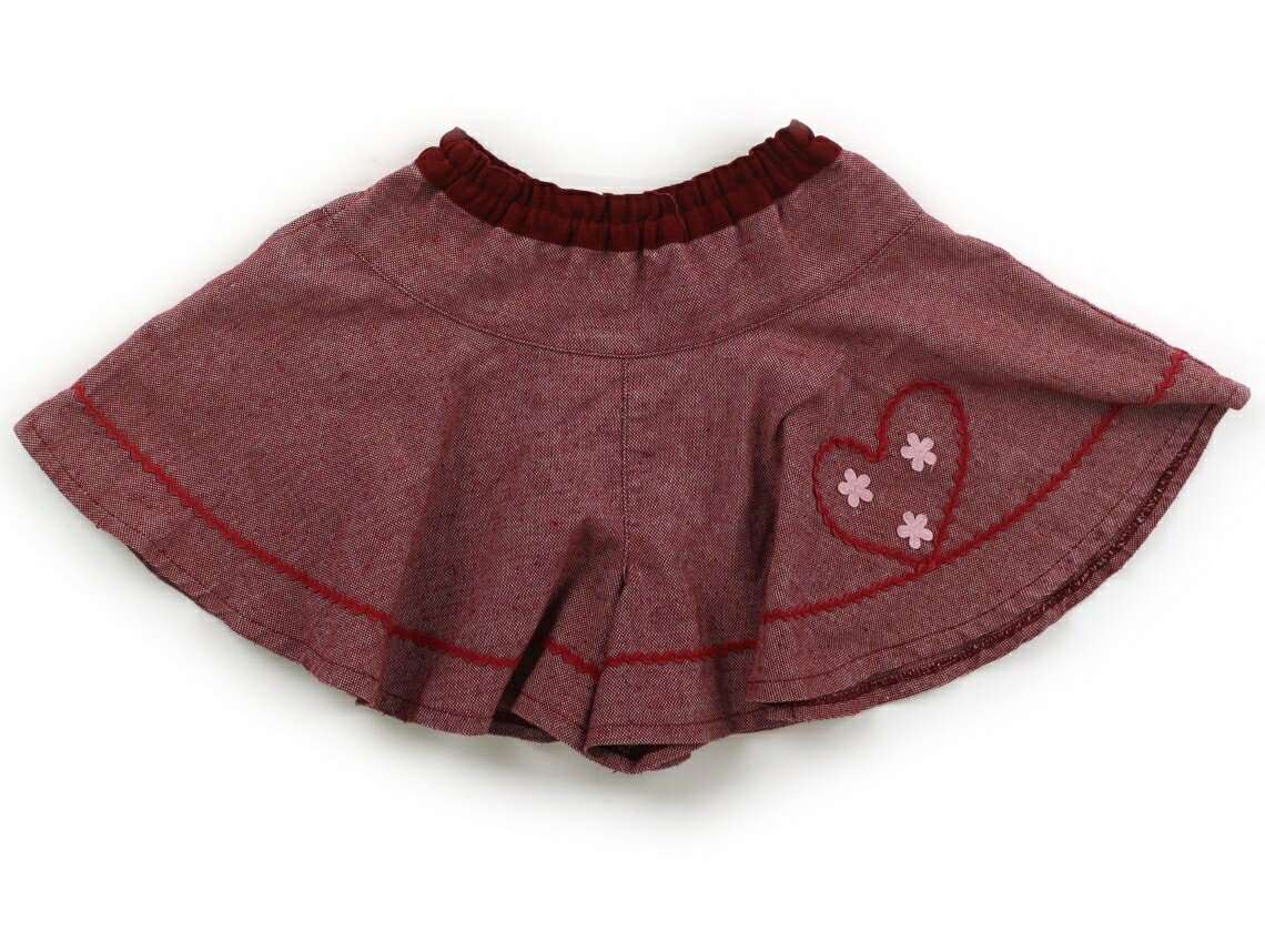 スーリー Souris キュロット 110 女の子 レッドMIX 子供服 ベビー服 キッズ アウトレット ユーズド 【中古】キッズ・ベビー・マタニティ