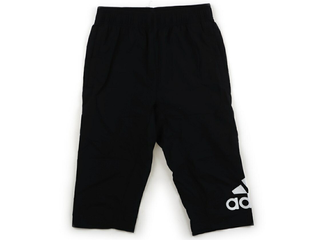 アディダス Adidas ハーフパンツ 150 男の子 ブラック 子供服 ベビー服 キッズ アウトレット ユーズド 【中古】キッズ・ベビー・マタニティ