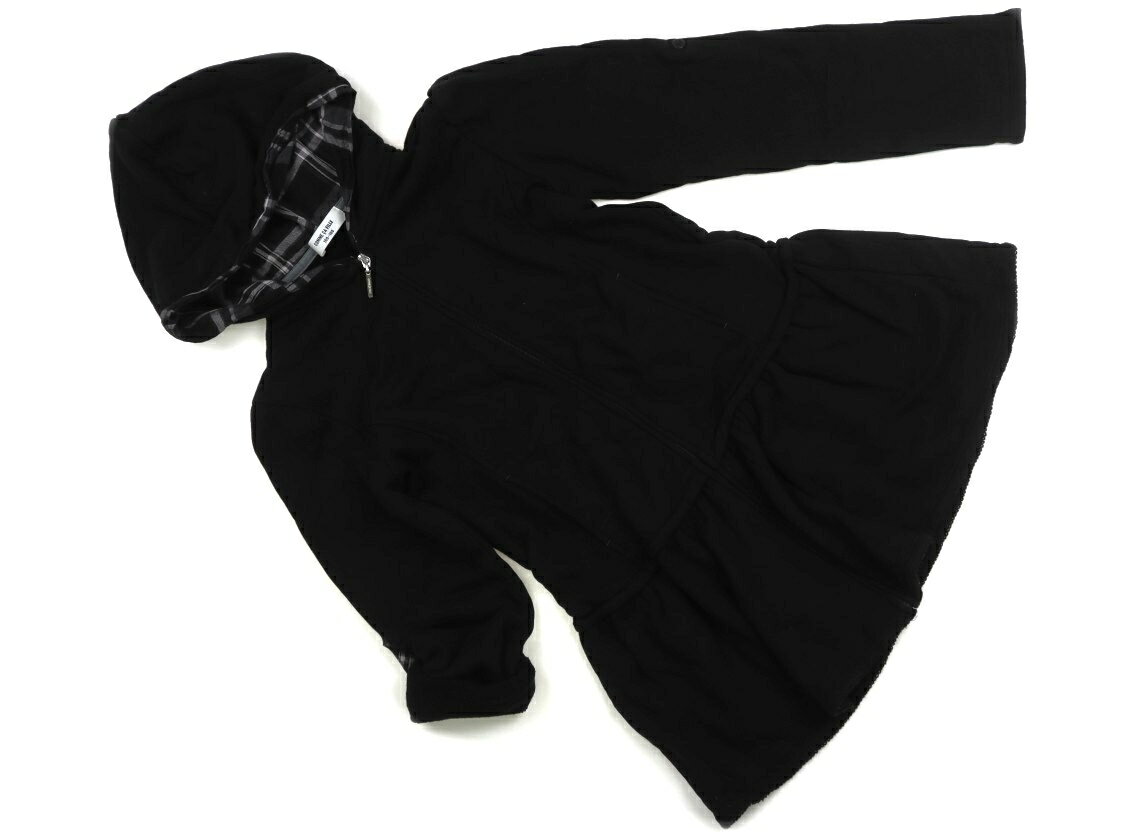 コムサフィユ COMME CA FILLE パーカー 150 女の子 ブラック 子供服 ベビー服 キッズ アウトレット ユーズド 【中古】キッズ・ベビー・マタニティ