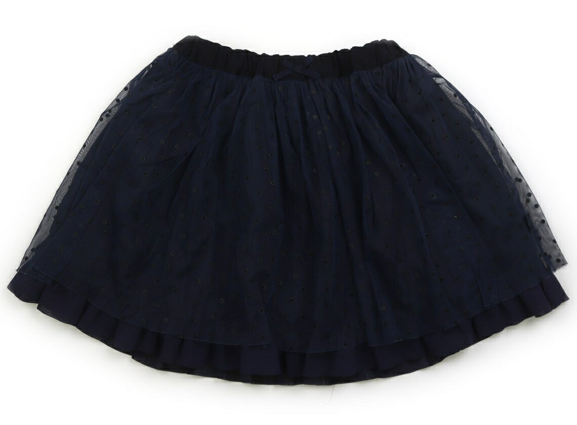 組曲 Kumikyoku スカート 110 女の子 紺 子供服 ベビー服 キッズ アウトレット ユーズド 【中古】キッズ・ベビー・マタニティ