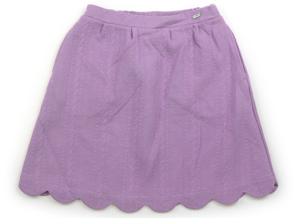 メゾピアノ mezzo piano スカート 140 女の子 パープル 子供服 ベビー服 キッズ アウトレット ユーズド 【中古】キッズ・ベビー・マタニティ
