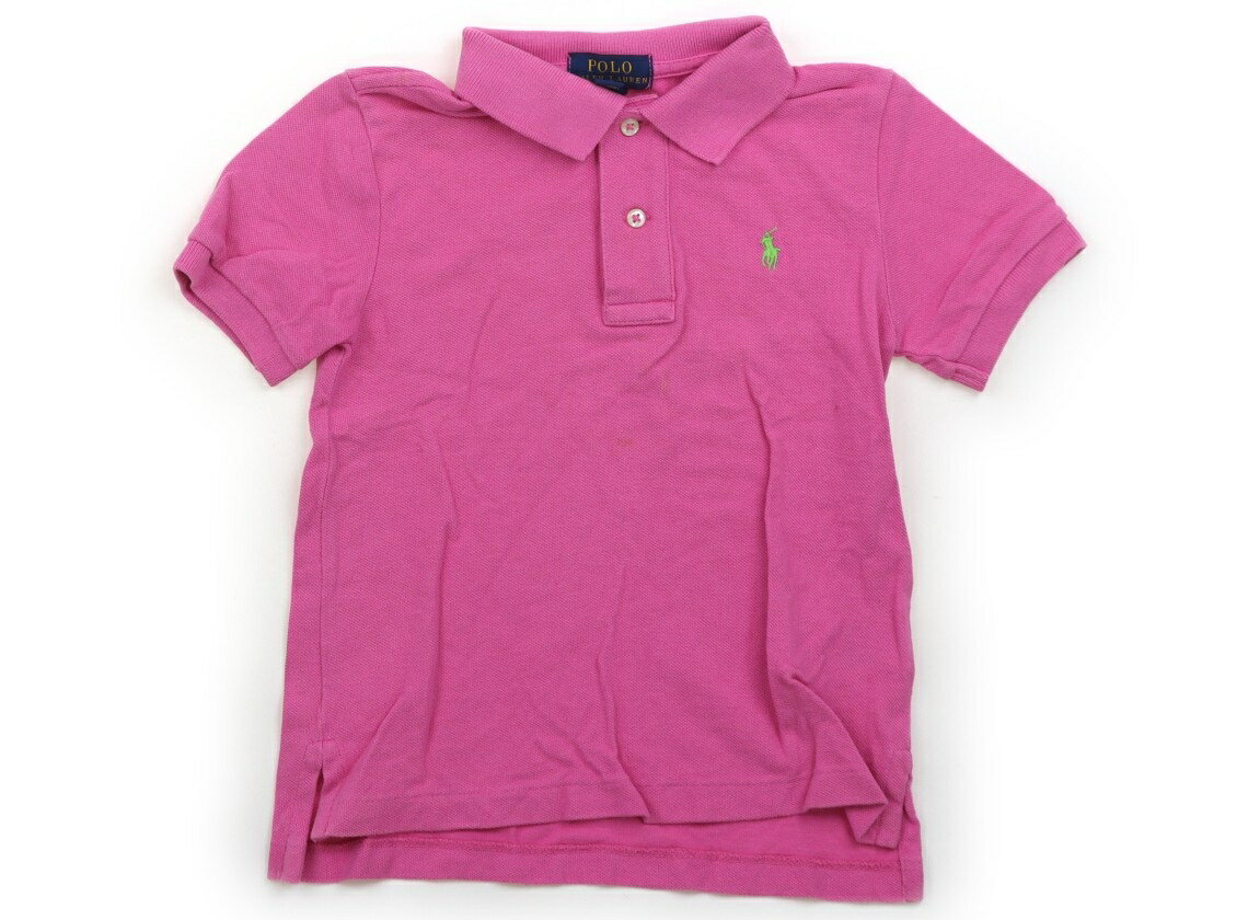 　ブランド 　POLO RALPH LAUREN(ポロラルフローレン) 　カテゴリー 　ポロシャツ 　サイズ 　100サイズ 　色 　ピンク 　状態 　★★（返品不可） 　記名 　なし 　ジャンル 　Girl 綿の鹿の子生地で襟はリブ。若干色褪せ・毛羽立ちがあり、胸元に1cmほどのシミが数か所あります。まだまだお使いいただけます。 ＊【状態】【サイズ】に関しての詳しい説明はこちら