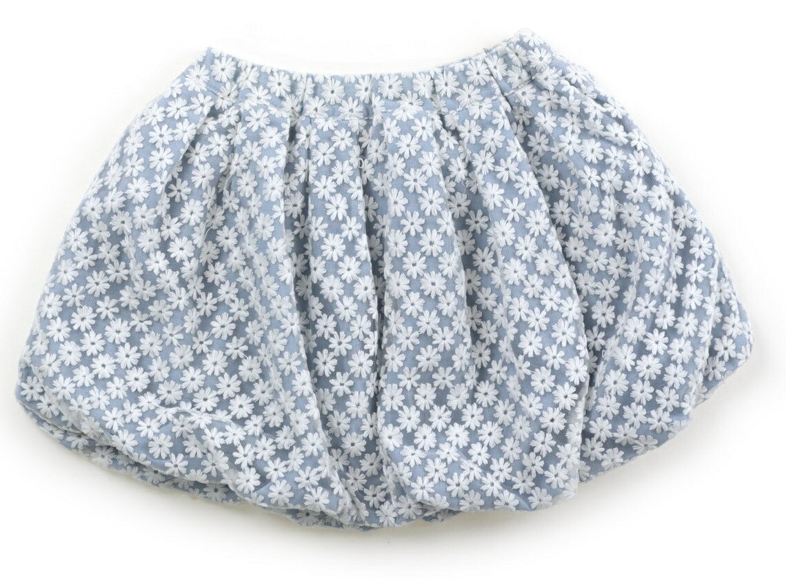 トッカ Tocca スカート 100 女の子 パステルブルー・ホワイト花柄 子供服 ベビー服 キッズ アウトレット ユーズド 【中古】キッズ・ベビー・マタニティ