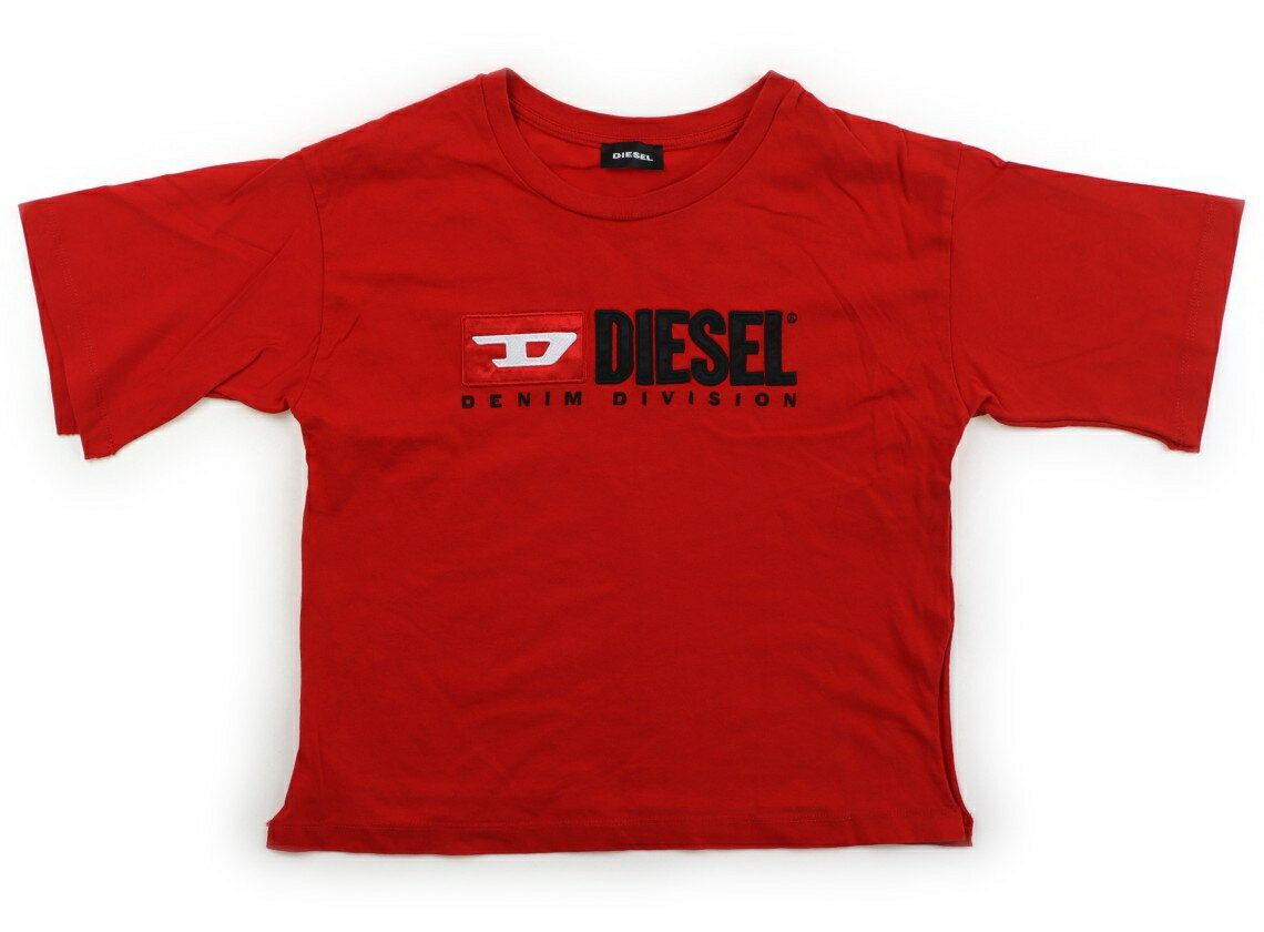 T-Shirts （Short Sleeve） - ディーゼル DIESEL Tシャツ・カットソー 130 女の子 レッド・白・ロゴ 子供服 ベビー服 キッズ アウトレット ユーズド 【中古】キッズ・ベビー・マタニティ