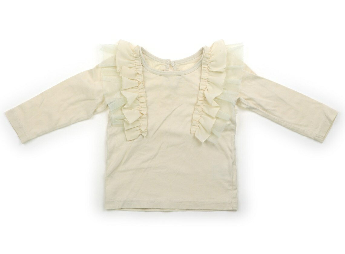Rakuten - ビールーム b.ROOM Tシャツ・カットソー 90 女の子 ライトイエロー、フリル 子供服 ベビー服 キッズ アウトレット ユーズド 【中古】キッズ・ベビー・マタニティ