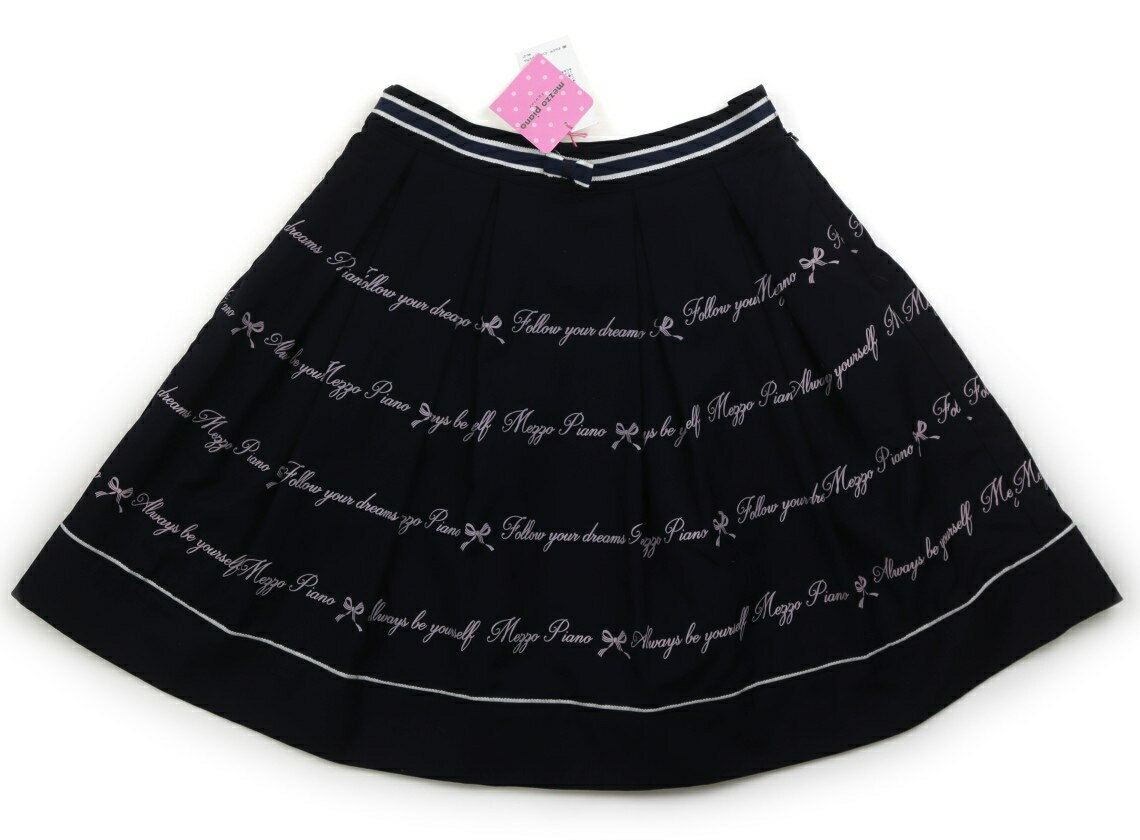 メゾピアノ mezzo piano スカート 150 女の子 ネイビー、ピンク 子供服 ベビー服 キッズ アウトレット ユーズド 【中古】キッズ・ベビー・マタニティ