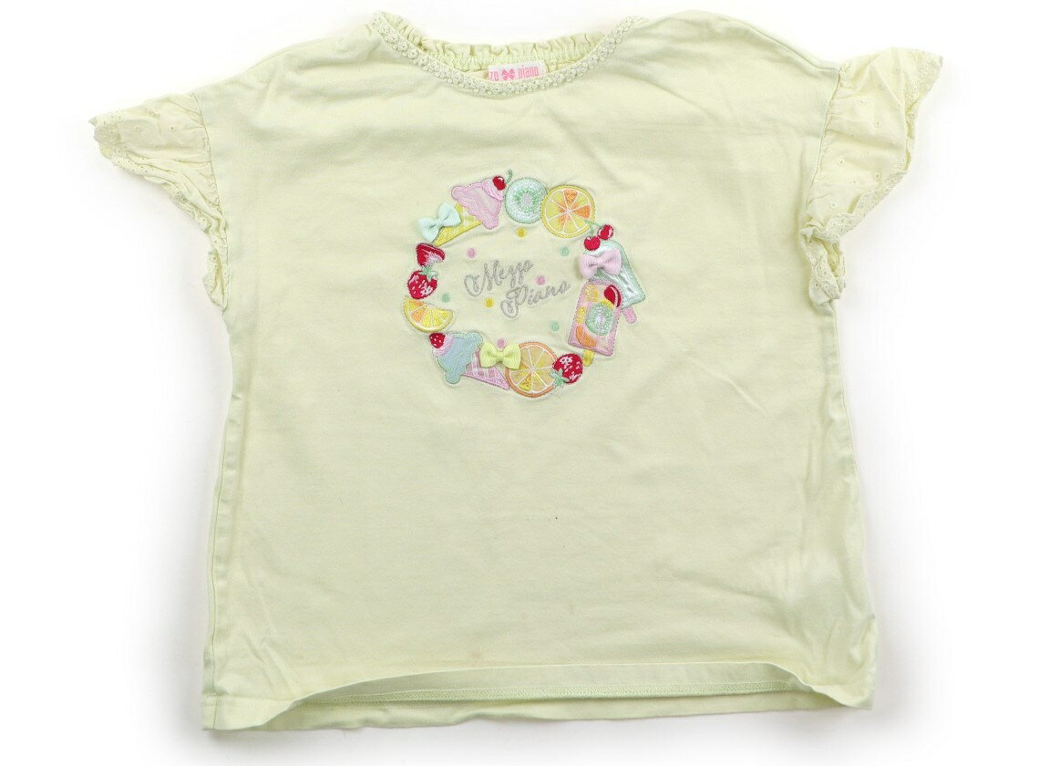 メゾピアノ mezzo piano Tシャツ・カットソー 140 女の子 イエロー・フルーツ 子供服 ベビー服 キッズ アウトレット ユーズド 【中古】キッズ・ベビー・マタニティ