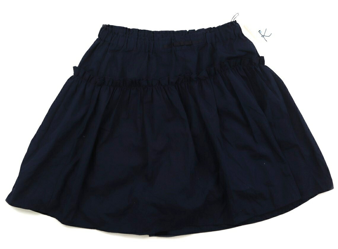組曲 Kumikyoku スカート 160 女の子 ネイビー・リボン 子供服 ベビー服 キッズ アウトレット ユーズド 【中古】キッズ・ベビー・マタニティ