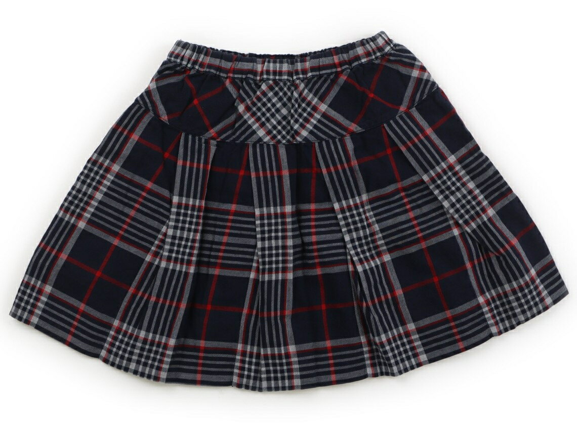 Rakuten - ファミリア familiar スカート 110 女の子 ネイビー・チェック 子供服 ベビー服 キッズ アウトレット ユーズド 【中古】キッズ・ベビー・マタニティ