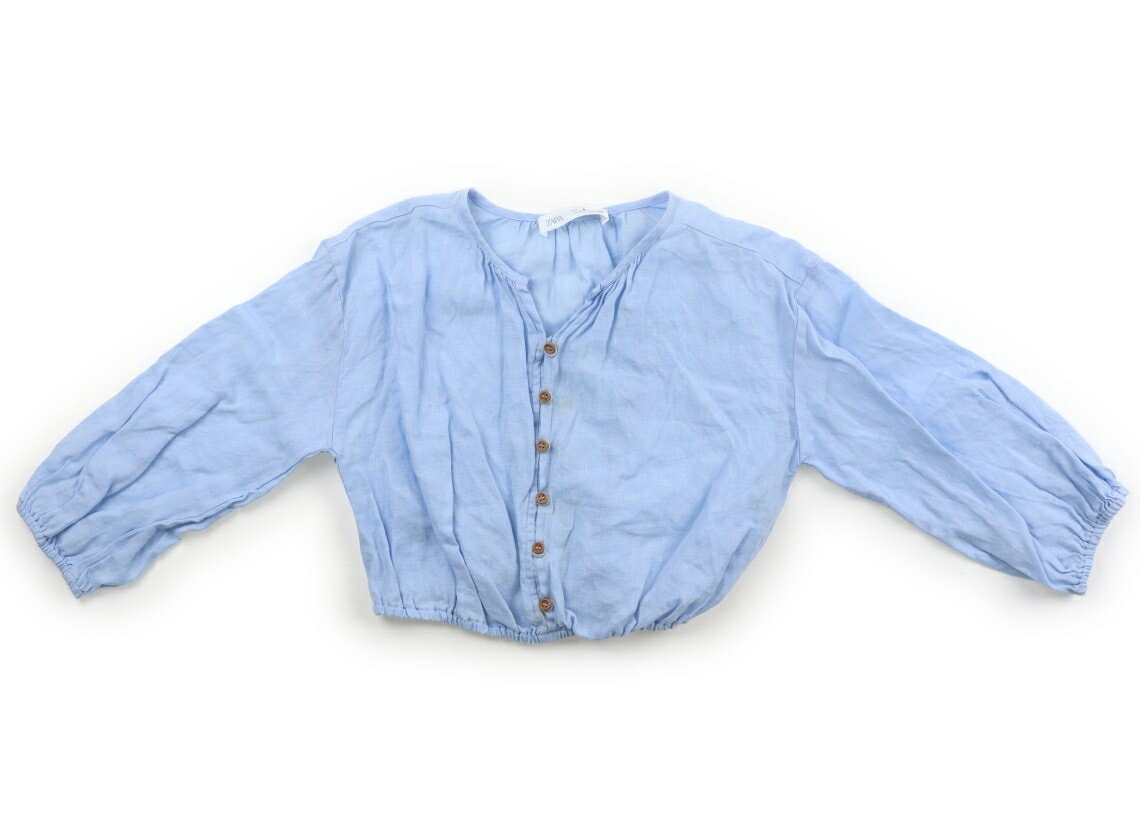 其它 - ザラ ZARA シャツ・ブラウス 120 女の子 ライトブルー 子供服 ベビー服 キッズ アウトレット ユーズド 【中古】キッズ・ベビー・マタニティ