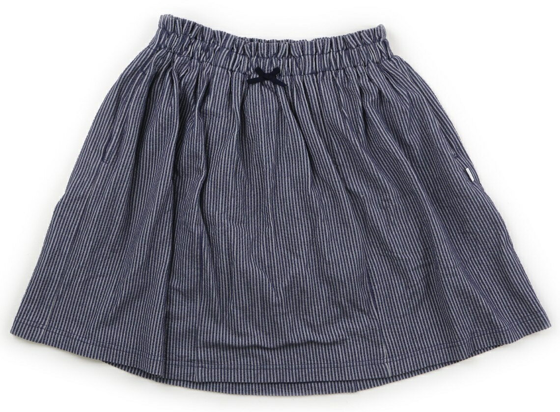 組曲 Kumikyoku スカート 150 女の子 ブルーストライプ 子供服 ベビー服 キッズ アウトレット ユーズド 【中古】キッズ・ベビー・マタニティ