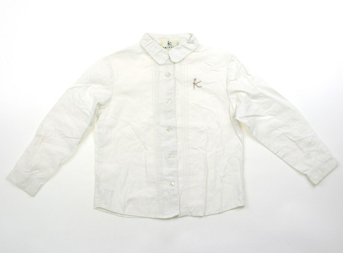 　ブランド 　Kumikyoku(組曲) 　カテゴリー 　シャツ・ブラウス 　サイズ 　110サイズ 　色 　ホワイト 　状態 　★★（返品不可） 　記名 　なし 　ジャンル 　Girl 全体的に茶色くくすんでおります。お手入れ次第でまだお使い頂けそうです。 ＊【状態】【サイズ】に関しての詳しい説明はこちら