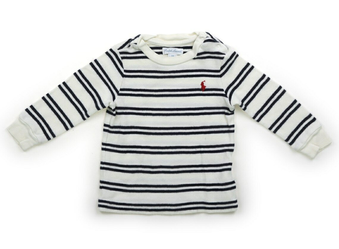 Rakuten - ラルフローレン Ralph Lauren ニット・セーター 80 男の子 生成り・紺・ボーダー 子供服 ベビー服 キッズ アウトレット ユーズド 【中古】キッズ・ベビー・マタニティ