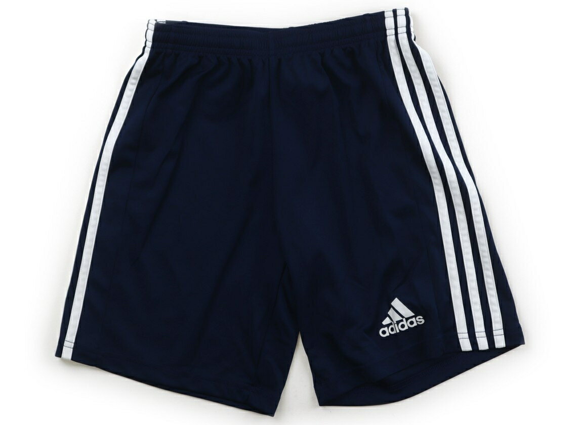 Rakuten - アディダス Adidas ショートパンツ 160 男の子 ネイビー、白 子供服 ベビー服 キッズ アウトレット ユーズド 【中古】キッズ・ベビー・マタニティ