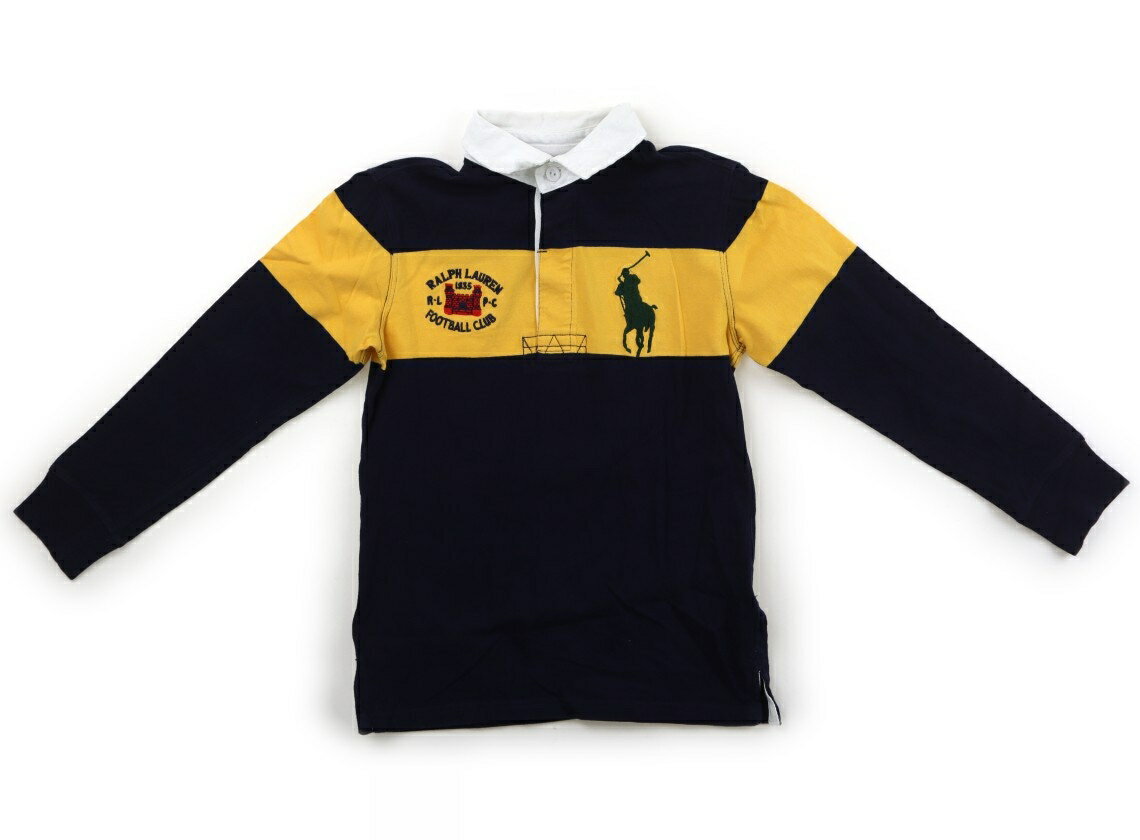 　ブランド 　POLO RALPH LAUREN(ポロラルフローレン) 　カテゴリー 　トレーナー・プルオーバー 　サイズ 　140サイズ 　色 　紺、山吹色 　状態 　★★★ 　記名 　なし 　ジャンル 　Boy 実際のサイズ表記は8です。全体的にやや洗いざらし感あり。綿のプルオーバーです。 ＊【状態】【サイズ】に関しての詳しい説明はこちら