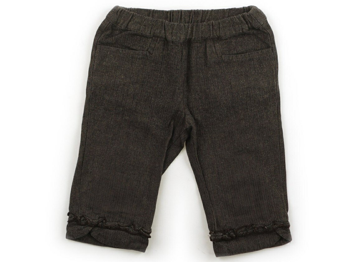 Long-Trousers, Trousers - べべ BeBe パンツ 110 女の子 ブラウン 子供服 ベビー服 キッズ アウトレット ユーズド 【中古】キッズ・ベビー・マタニティ