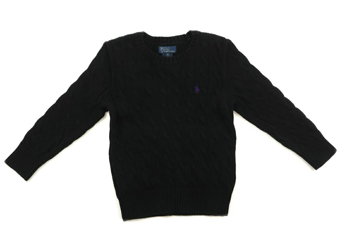 ポロラルフローレン POLO RALPH LAUREN ニット・セーター 110 女の子 ブラック 子供服 ベビー服 キッズ アウトレット ユーズド 【中古】キッズ・ベビー・マタニティ