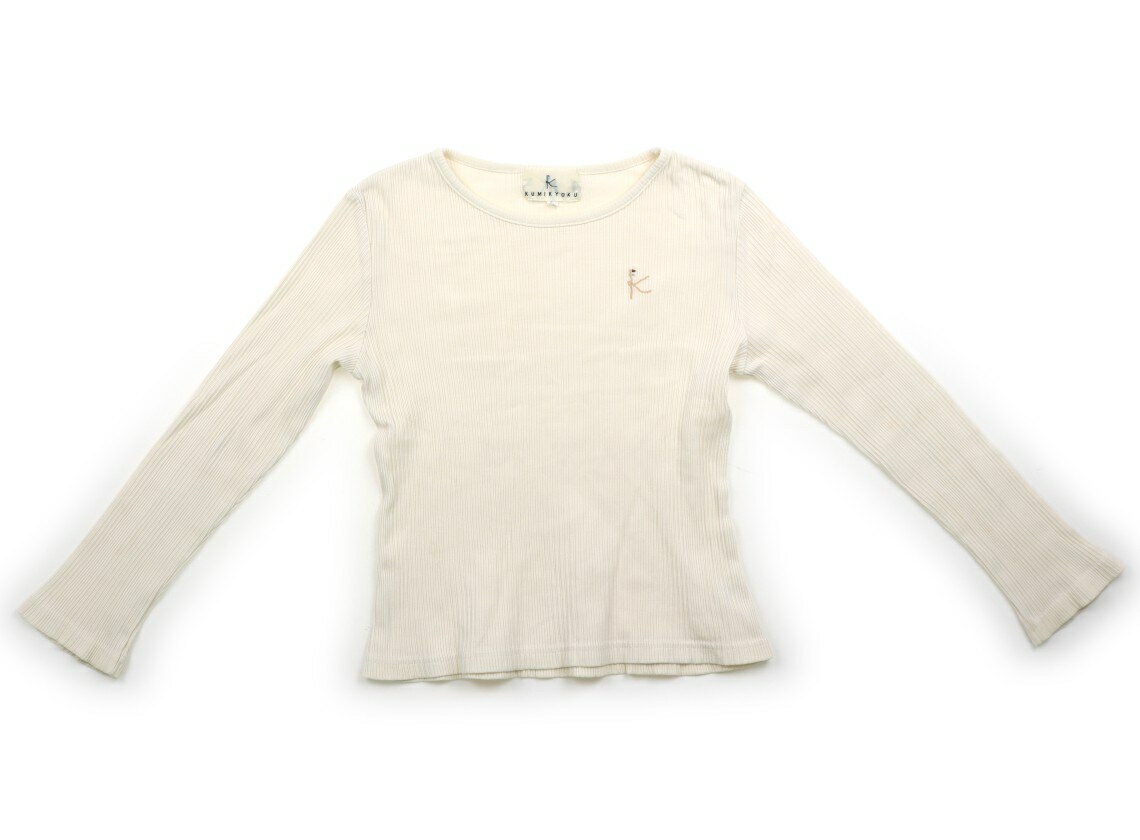 組曲 Kumikyoku Tシャツ・カットソー 120 女の子 オフホワイト 子供服 ベビー服 キッズ アウトレット ユーズド 【中古】キッズ・ベビー・マタニティ