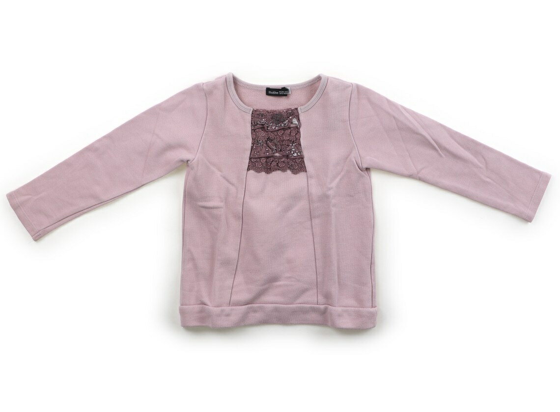 べべ BeBe トレーナー・プルオーバー 110 女の子 くすみピンク 子供服 ベビー服 キッズ アウトレット ユーズド 【中古】キッズ・ベビー・マタニティ