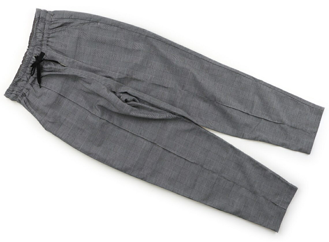 Long-Trousers, Trousers - ポンポネット pom ponette パンツ 150 女の子 黒白グレンチェック 子供服 ベビー服 キッズ アウトレット ユーズド 【中古】キッズ・ベビー・マタニティ