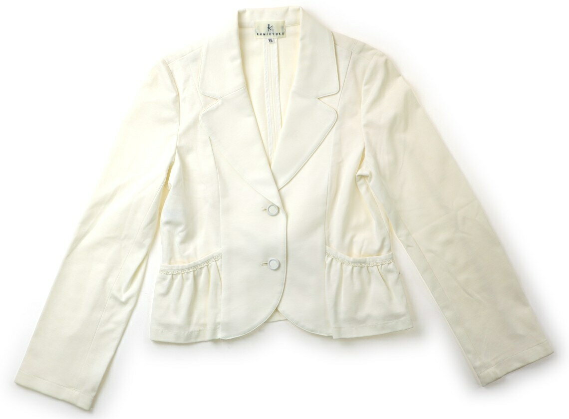 組曲 Kumikyoku ジャケット・ブレザー 150 女の子 アイボリー 子供服 ベビー服 キッズ アウトレット ユーズド 【中古】キッズ・ベビー・マタニティ