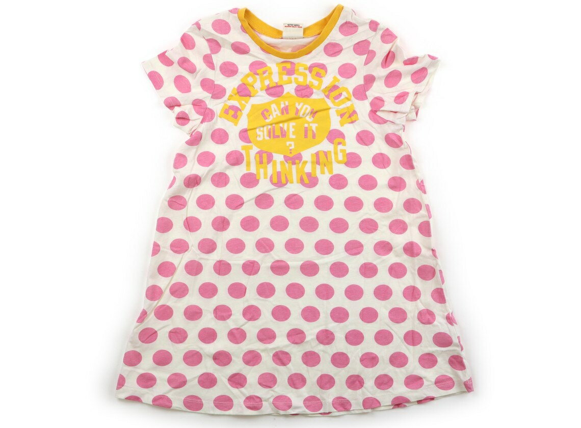 Dresses - ジャンクストア JUNK STORE ワンピース 140 女の子 やまぶき色、ピンクドット 子供服 ベビー服 キッズ アウトレット ユーズド 【中古】キッズ・ベビー・マタニティ