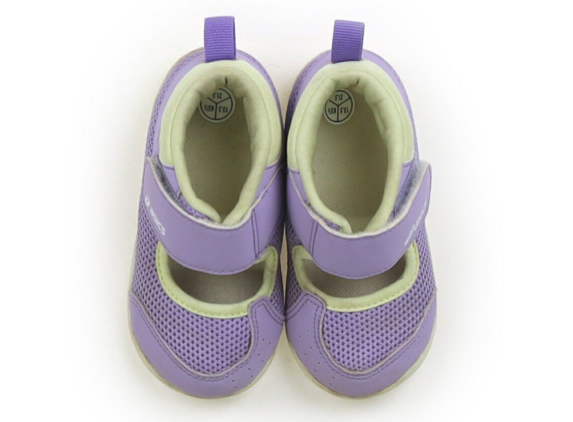 ASICS - アシックス Asics スニーカー 靴13cm〜 女の子 ライトパープル 子供服 ベビー服 キッズ アウトレット ユーズド 【中古】キッズ・ベビー・マタニティ