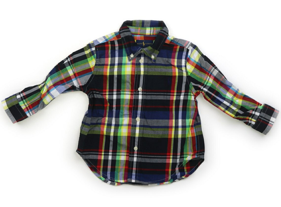 ラルフローレン Ralph Lauren シャツ・ブラウス 90 男の子 マルチチェック 子供服 ベビー服 キッズ アウトレット ユーズド 【中古】キ..