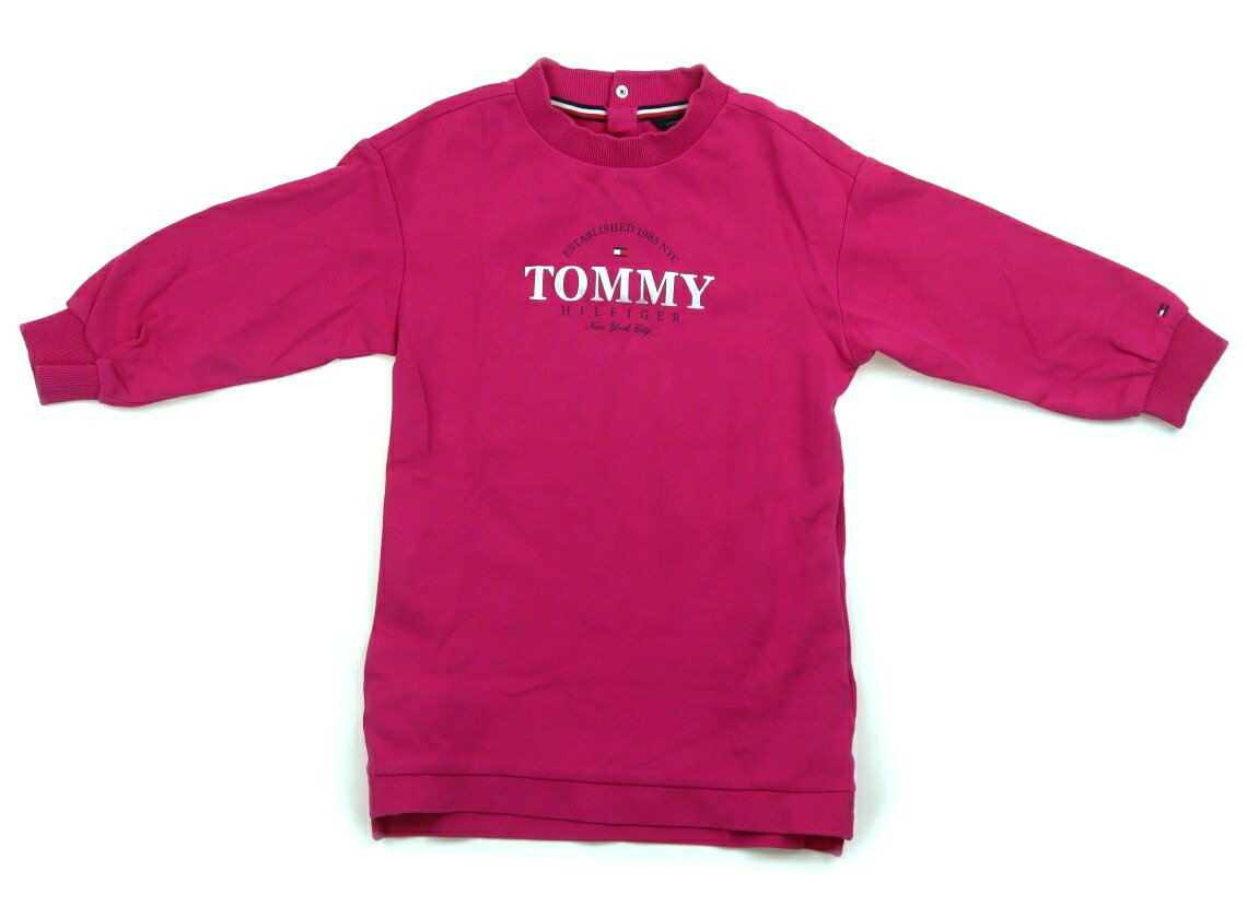 乐天商城 - トミーヒルフィガー Tommy Hilfiger ワンピース 100 女の子 フューシャピンク 子供服 ベビー服 キッズ アウトレット ユーズド 【中古】キッズ・ベビー・マタニティ