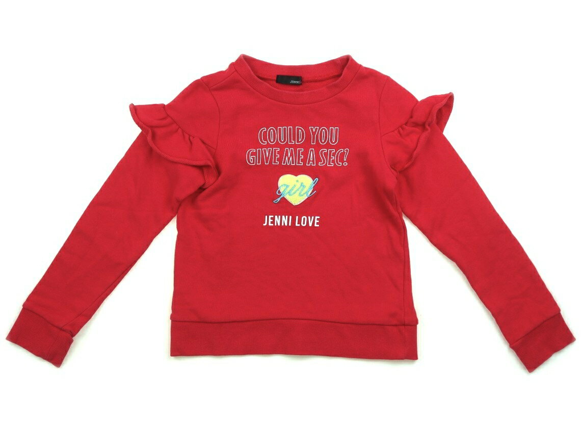 ジェニィ JENNI トレーナー プルオーバー 140 女の子 ライトレッド 子供服 ベビー服 キッズ アウトレット ユーズド 【中古】キッズ ベビー マタニティ