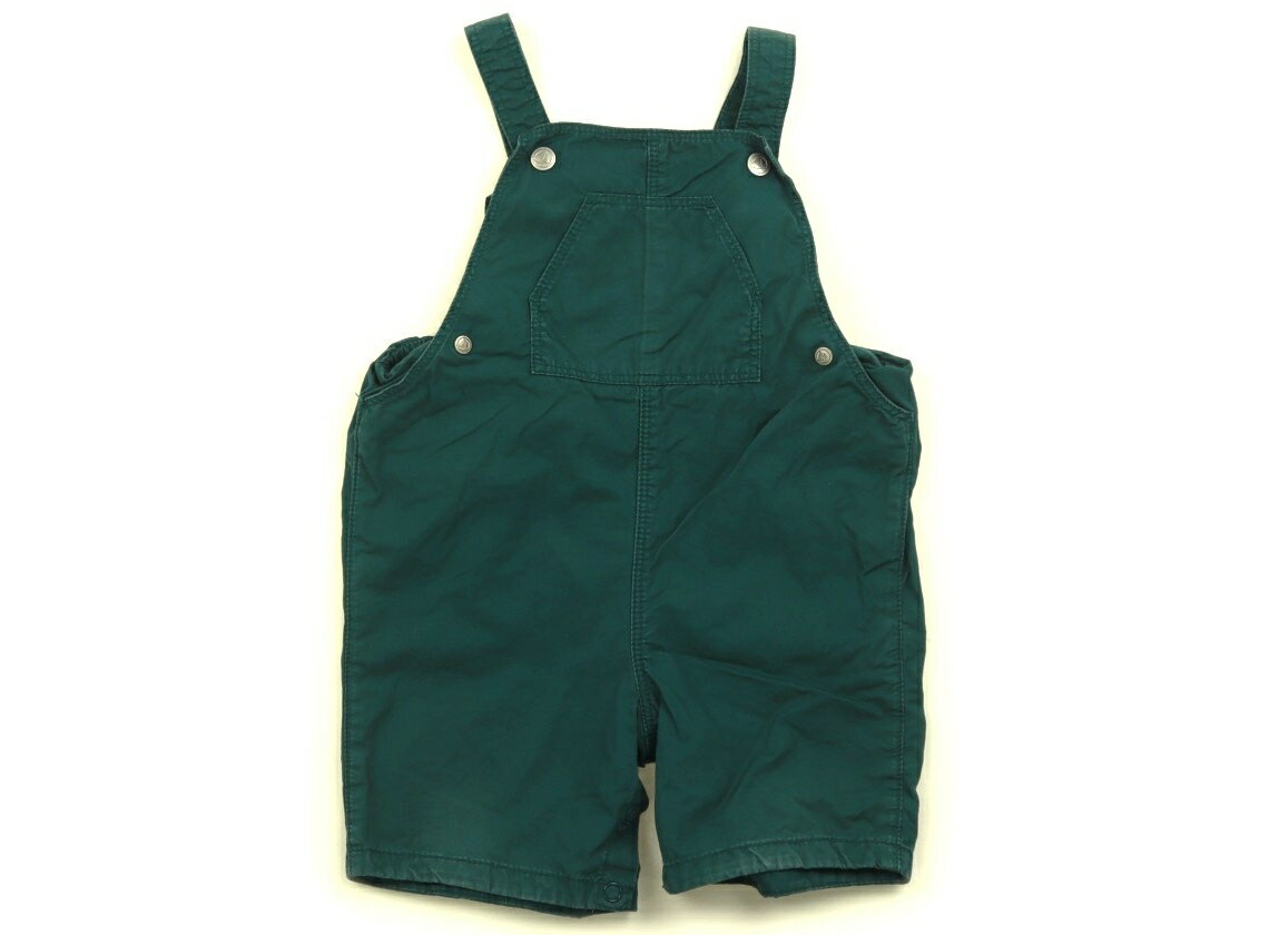 プチバトー PETIT BATEAU ベビーオーバーオール 80 男の子 グリーン 子供服 ベビー服 キッズ アウトレット ユーズド 【中古】キッズ・ベビー・マタニティ