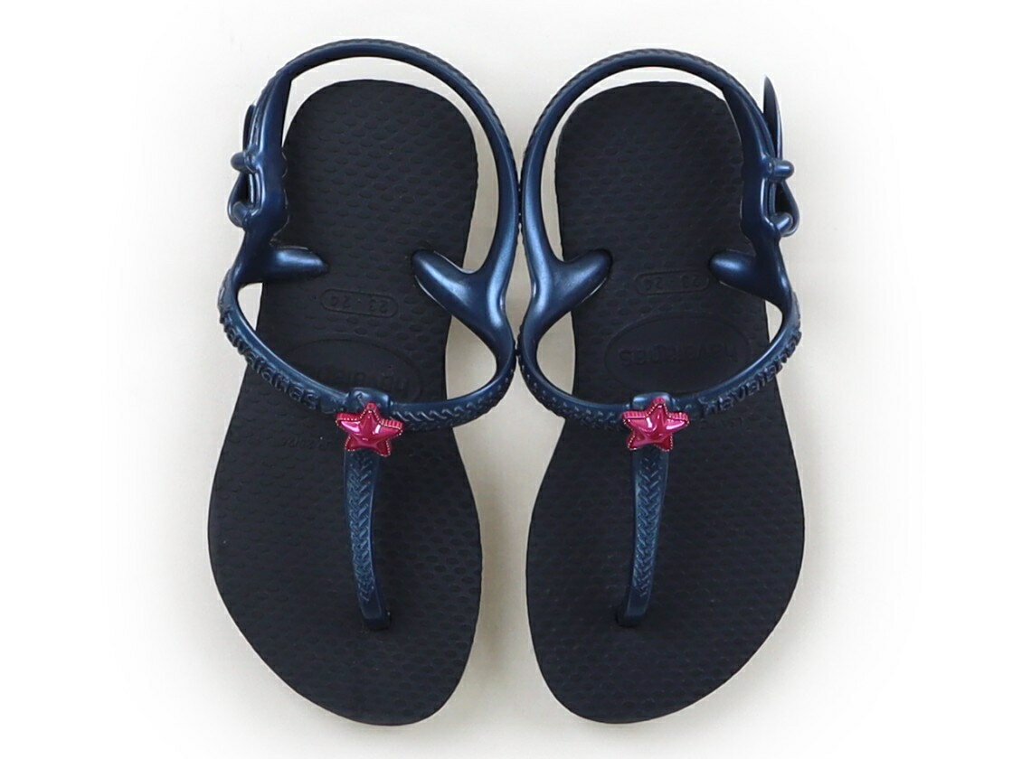 ハワイアナス havaianas サンダル 靴14cm〜 女の子 ネイビー、ピンク、星 子供服 ...