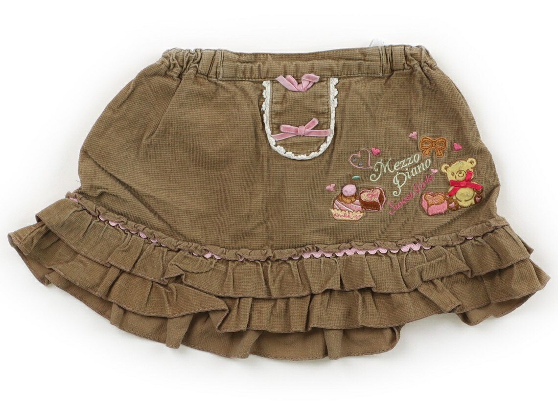 メゾピアノ mezzo piano スカート 90 女の子 ベージュ 子供服 ベビー服 キッズ アウトレット ユーズド 【中古】キッズ・ベビー・マタニティ