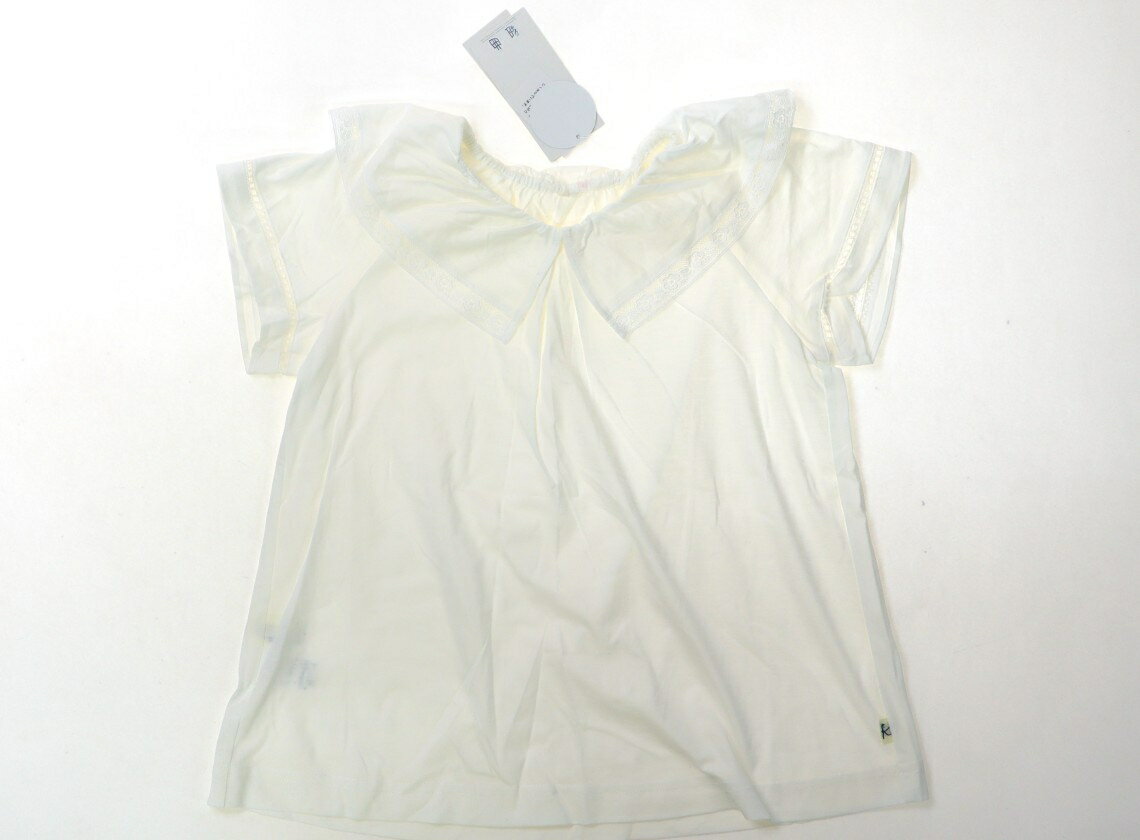 組曲 Kumikyoku Tシャツ・カットソー 150 女の子 ホワイト・レース地 子供服 ベビー服 キッズ アウトレット ユーズド 【中古】キッズ・ベビー・マタニティ