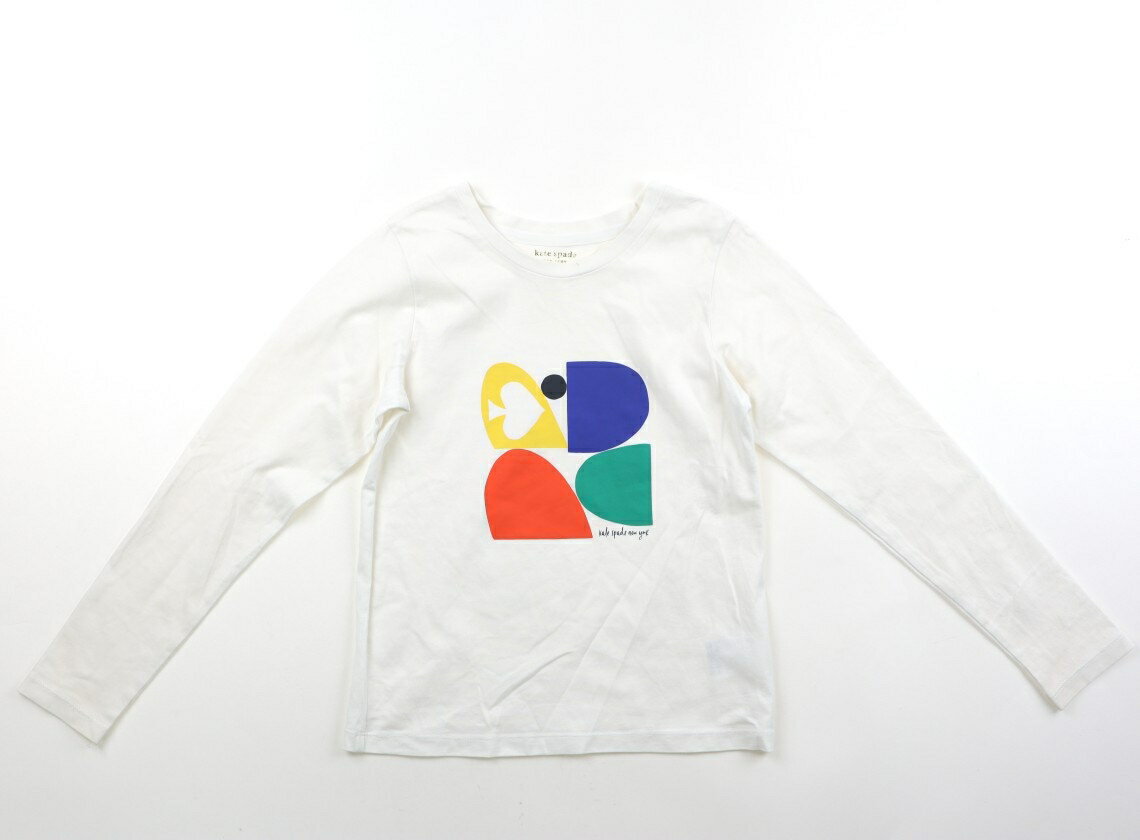 　ブランド 　Kate Spade(ケイトスペード) 　カテゴリー 　Tシャツ・カットソー 　サイズ 　150サイズ 　色 　白 　状態 　★★★ 　記名 　なし 　ジャンル 　Girl 綿カットソーです。両袖口が薄茶に汚れています。男女どちらでも着られそうです。 ＊【状態】【サイズ】に関しての詳しい説明はこちら