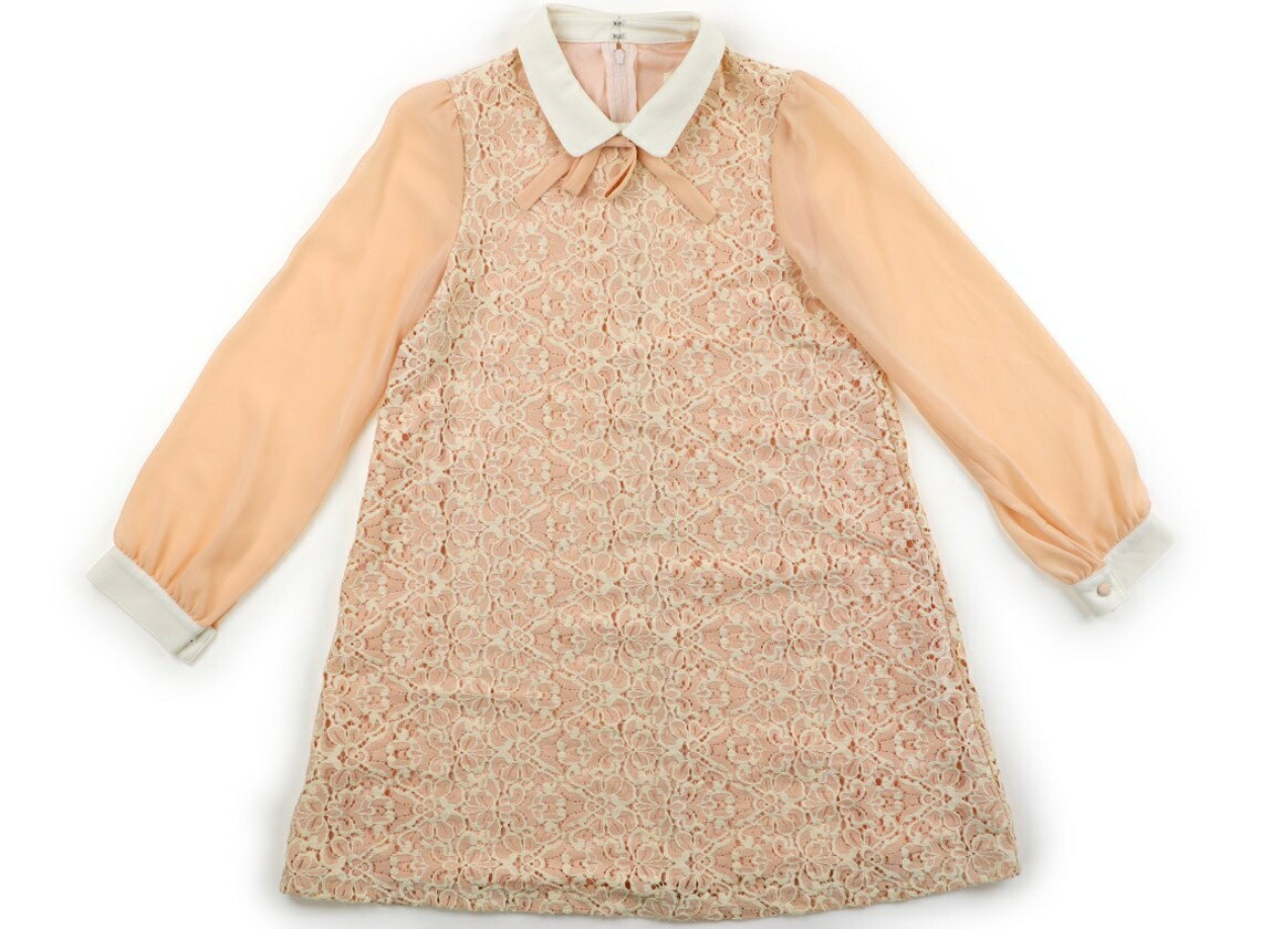 組曲 Kumikyoku ワンピース 140 女の子 薄ピンク、花柄 子供服 ベビー服 キッズ アウトレット ユーズド 【中古】キッズ・ベビー・マタニティ