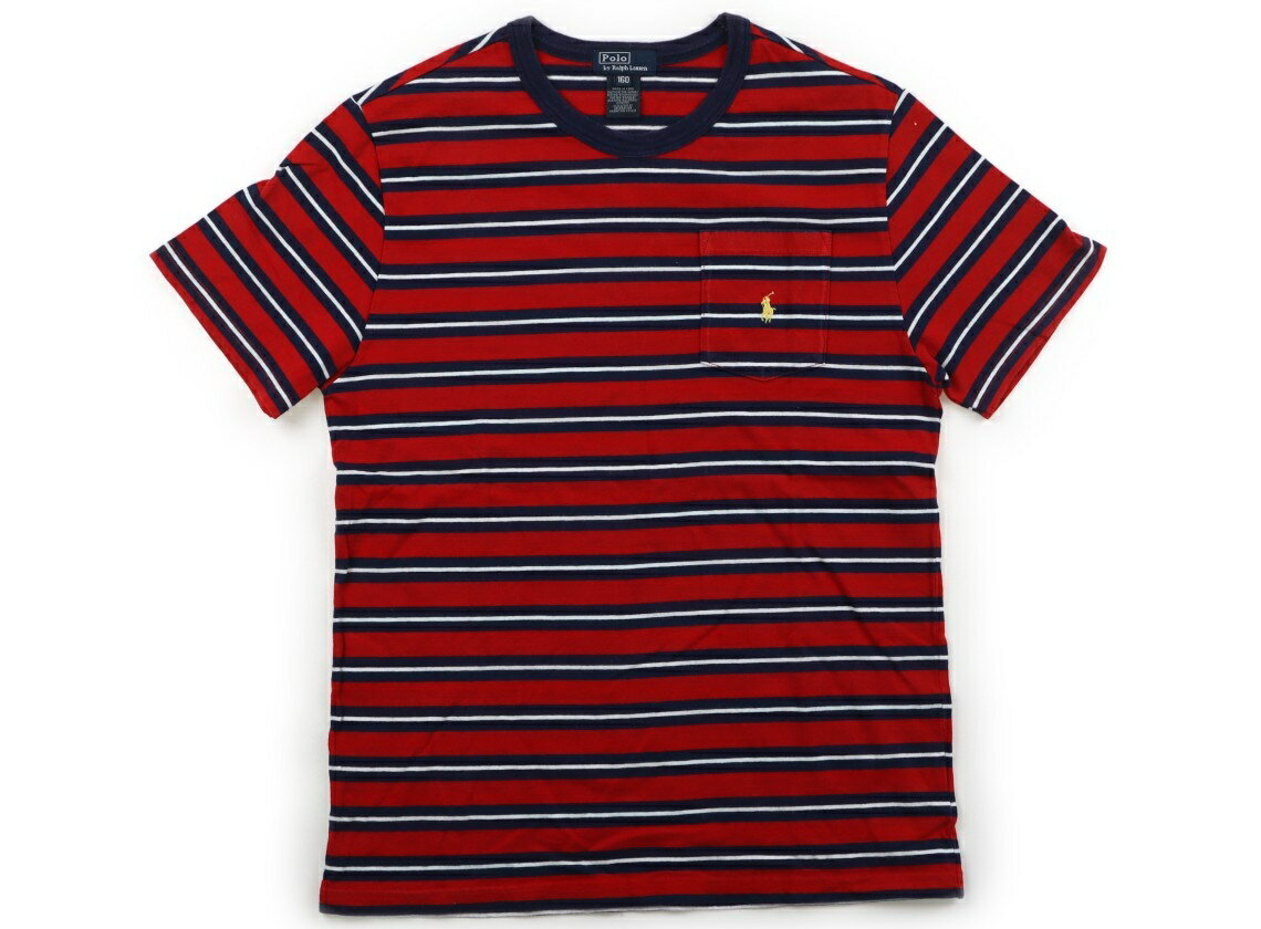 ポロラルフローレン POLO RALPH LAUREN Tシャツ・カットソー 160 男の子 赤・紺・白 子供服 ベビー服 キッズ アウトレット ユーズド 【中古】キッズ・ベビー・マタニティ