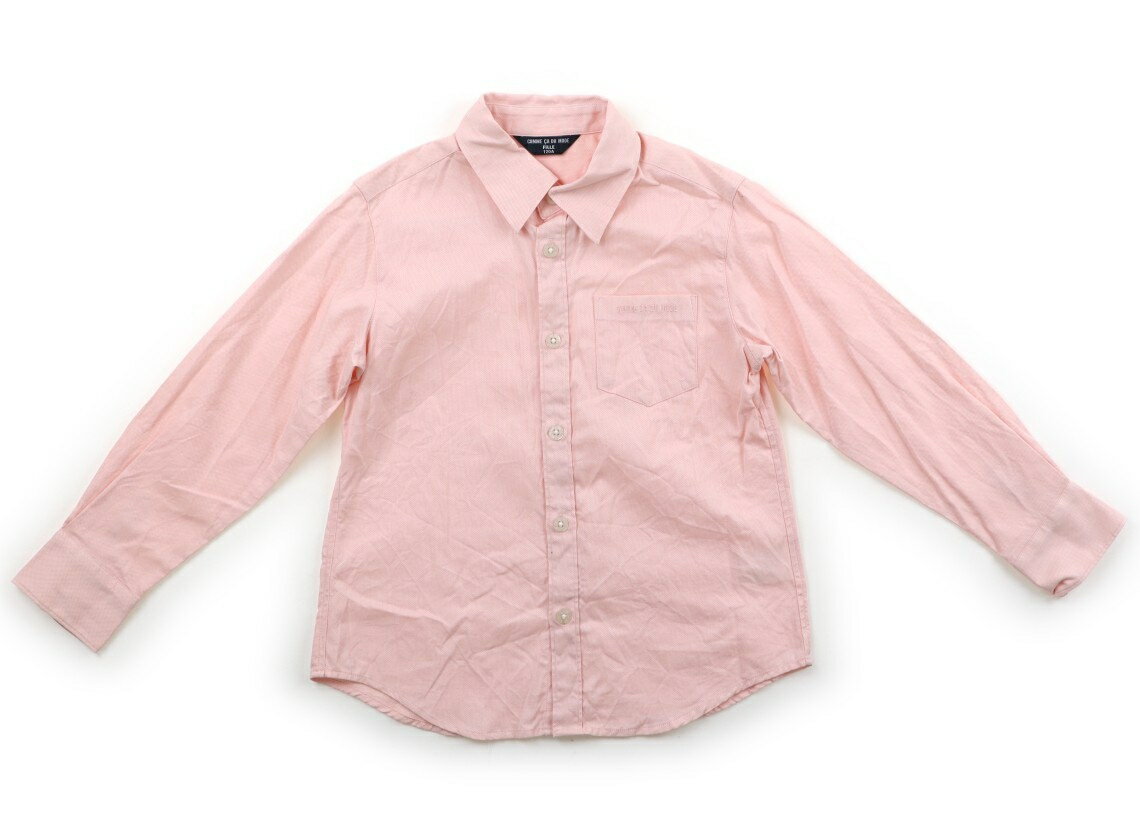 　ブランド 　COMME CA DU MODE(コムサデモード) 　カテゴリー 　シャツ・ブラウス 　サイズ 　120サイズ 　色 　ピンク 　状態 　★★★ 　記名 　なし 　ジャンル 　Boy 襟ぐり・袖口に薄っすら黒ずみあり。替えボタン付き。シワがあります。 ＊【状態】【サイズ】に関しての詳しい説明はこちら