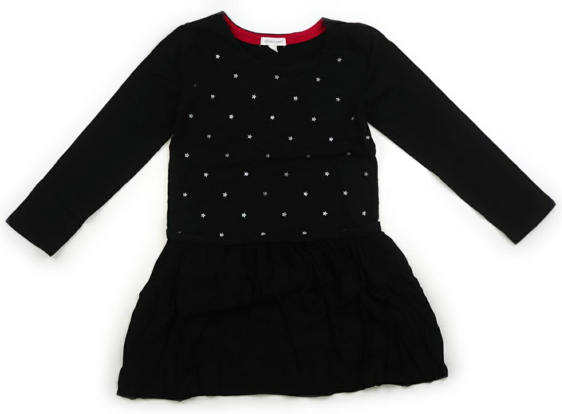 パンプキンパッチ Pumpkin Patch ワンピース 140 女の子 ブラック・シルバー星柄 子供服 ベビー服 キッズ アウトレット ユーズド 【中古】キッズ・ベビー・マタニティ