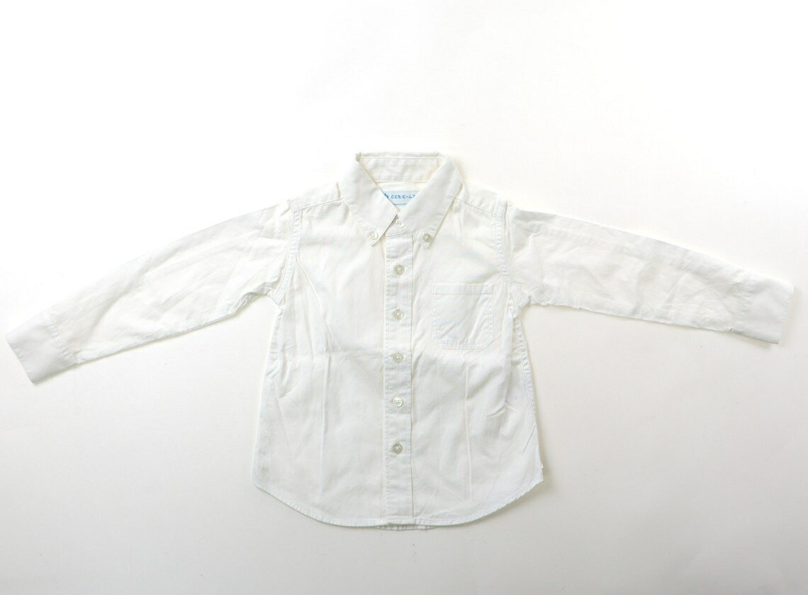 ビームス BEAMS シャツ・ブラウス 100 女の子 オフホワイト 子供服 ベビー服 キッズ アウトレット ユーズド 【中古】キッズ・ベビー・マタニティ