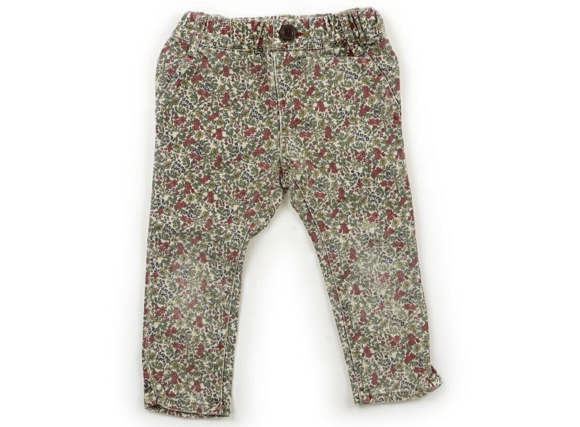 Rakuten - ラーゴム Lagom パンツ 95 女の子 ベージュ・花柄 子供服 ベビー服 キッズ アウトレット ユーズド 【中古】キッズ・ベビー・マタニティ