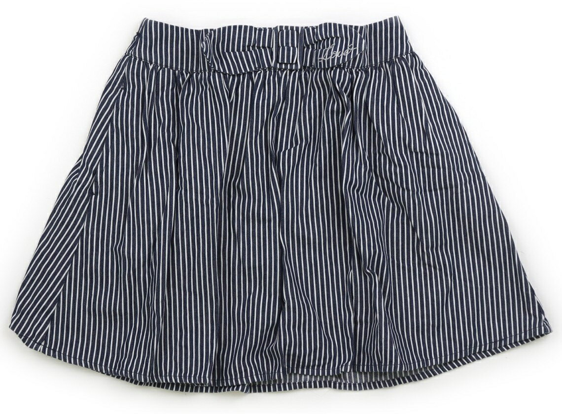 ジェニィ JENNI スカート 160 女の子 ヒッコリーストライプ 子供服 ベビー服 キッズ アウトレット ユーズド 【中古】キッズ・ベビー・マタニティ
