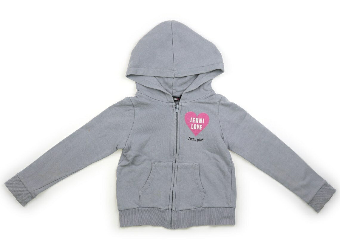 　ブランド 　JENNI(ジェニィ) 　カテゴリー 　パーカー 　サイズ 　130サイズ 　色 　グレー 　状態 　★★（返品不可） 　記名 　なし 　ジャンル 　Girl 両袖口に薄っすらと黄ばみがあります。お手入れ次第でまだお使い頂けそうです。外遊び用としていかがでしょうか？ ＊【状態】【サイズ】に関しての詳しい説明はこちら