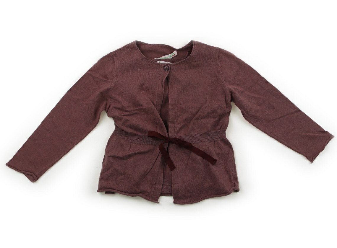 Cardigans - ボンポワン bonpoint カーディガン 60 女の子 ココアブラウン 子供服 ベビー服 キッズ アウトレット ユーズド 【中古】キッズ・ベビー・マタニティ