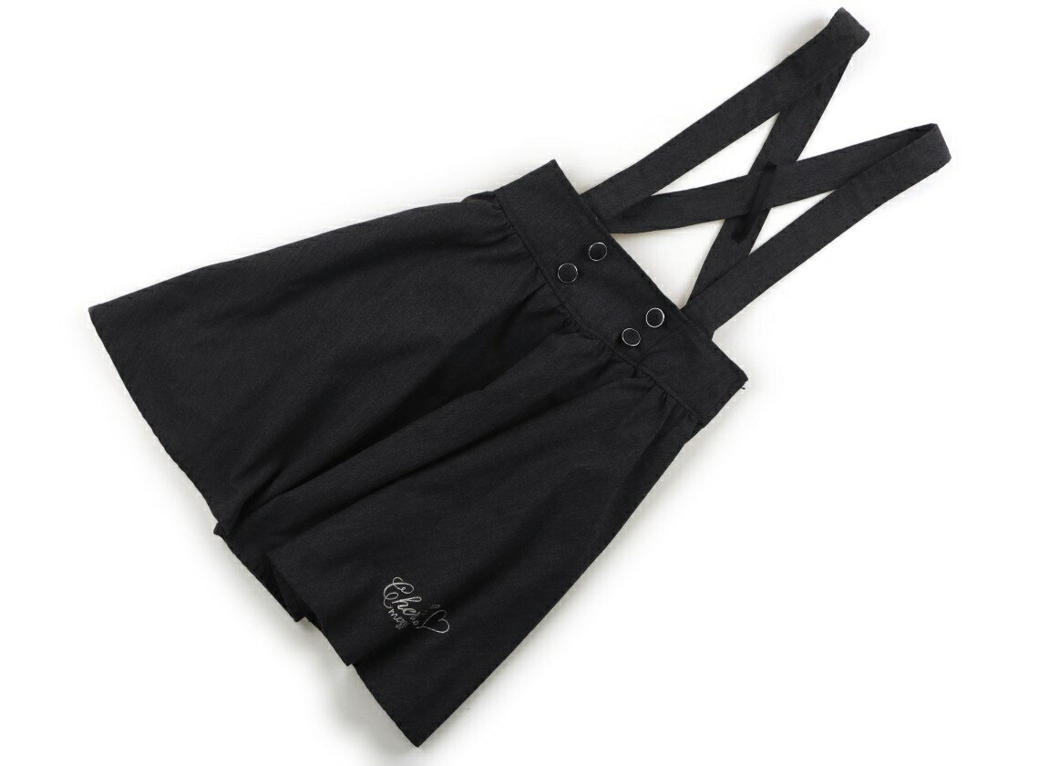 メゾピアノ mezzo piano スカート 150 女の子 チャコールグレー 子供服 ベビー服 キッズ アウトレット ユーズド 【中古】キッズ・ベビー・マタニティ