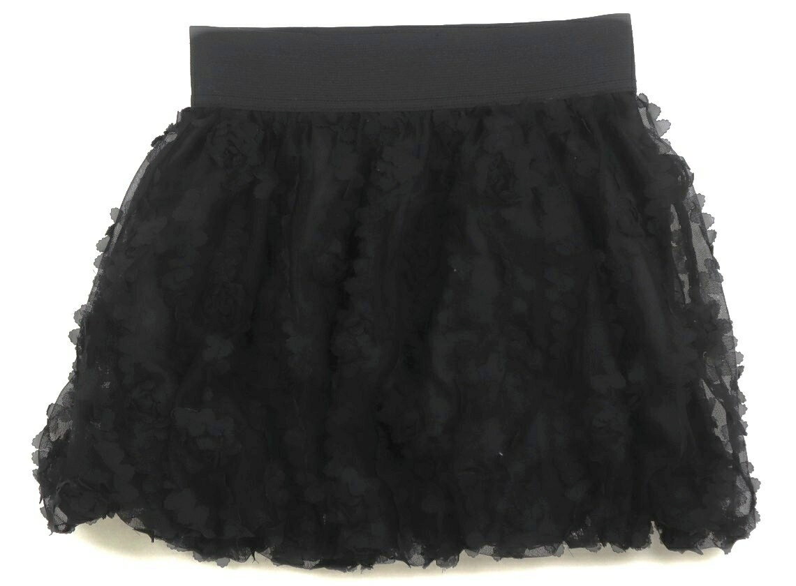 チルドレンズプレイス Children's Place スカート 120 女の子 ブラック・花 子供服 ベビー服 キッズ アウトレット ユーズド 【中古】キッズ・ベビー・マタニティ