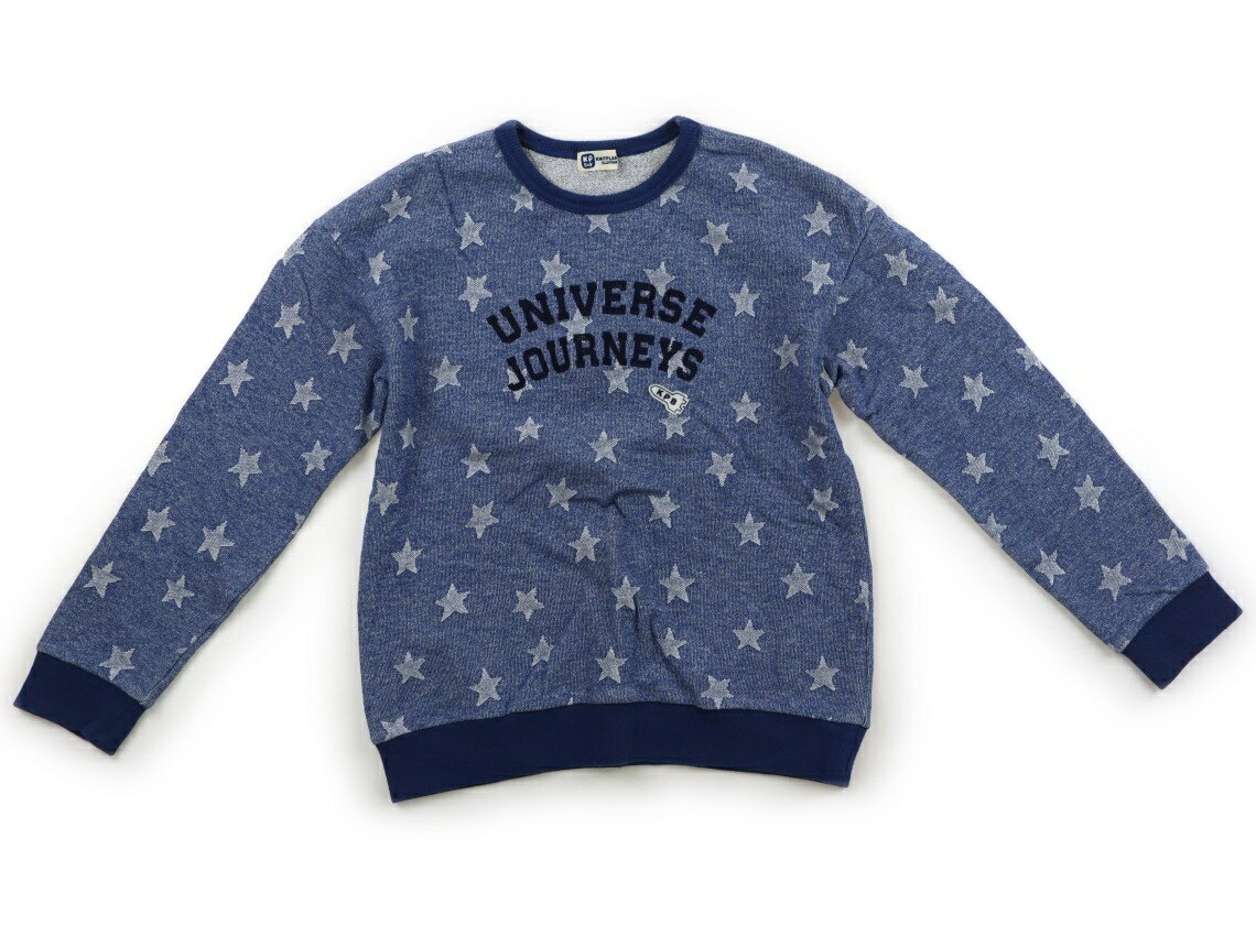 　ブランド 　Knit Planner(KP)(ニットプランナー（KP）) 　カテゴリー 　トレーナー・プルオーバー 　サイズ 　150サイズ 　色 　青系、星柄 　状態 　★★★ 　記名 　なし 　ジャンル 　Boy 毛羽立ちはありますが、汚れは見当たりません。 ＊【状態】【サイズ】に関しての詳しい説明はこちら