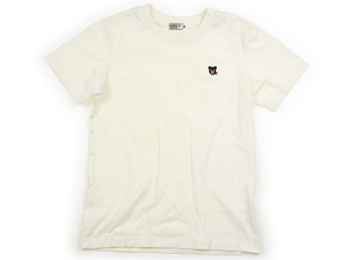 　ブランド 　Double B(ダブルB) 　カテゴリー 　Tシャツ・カットソー 　サイズ 　140サイズ 　色 　オフホワイト・クマ 　状態 　★★（返品不可） 　記名 　なし 　ジャンル 　Boy 胸元に小さな茶色いシミ・お腹付近の広範囲で、薄い黄色シミあり。 ＊【状態】【サイズ】に関しての詳しい説明はこちら