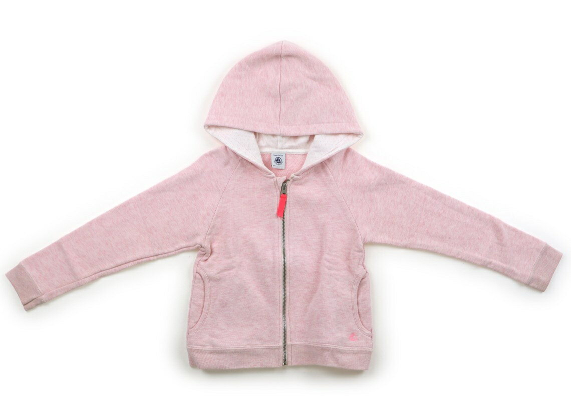 プチバトー PETIT BATEAU パーカー 110 女の子 ピンク系 子供服 ベビー服 キッズ アウトレット ユーズド 【中古】キッズ・ベビー・マタニティ