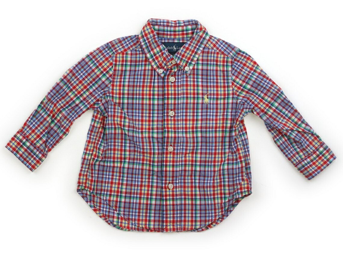 Rakuten - ラルフローレン Ralph Lauren シャツ・ブラウス 80 男の子 チェック（赤、青、白、黄色他） 子供服 ベビー服 キッズ アウトレット ユーズド 【中古】キッズ・ベビー・マタニティ